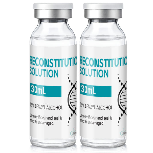 Reconstitution Solution | Bacteriostatic Water - 0.9% Benzyl Alcohol | 30ml Each Vial - Clear Glass | Third-Party Tested