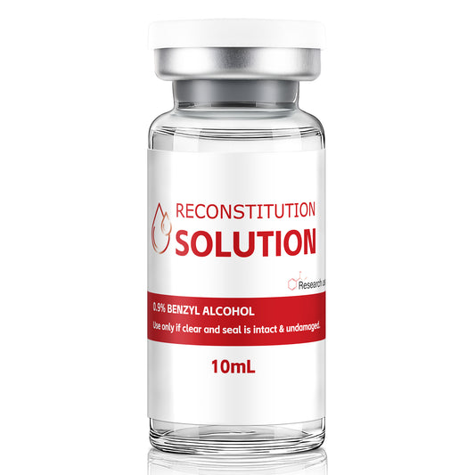 Reconstitution Solution | Bacteriostatic Water - 0.9% Benzyl Alcohol | 10ml Each Vial - Clear Glass | Third-Party Tested