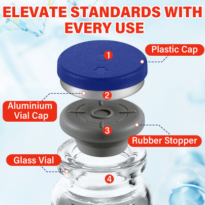 Reconstitution Solution | Bacteriostatic Water - 0.9% Benzyl Alcohol | 20ml Each Vial - Clear Glass | Third-Party Tested
