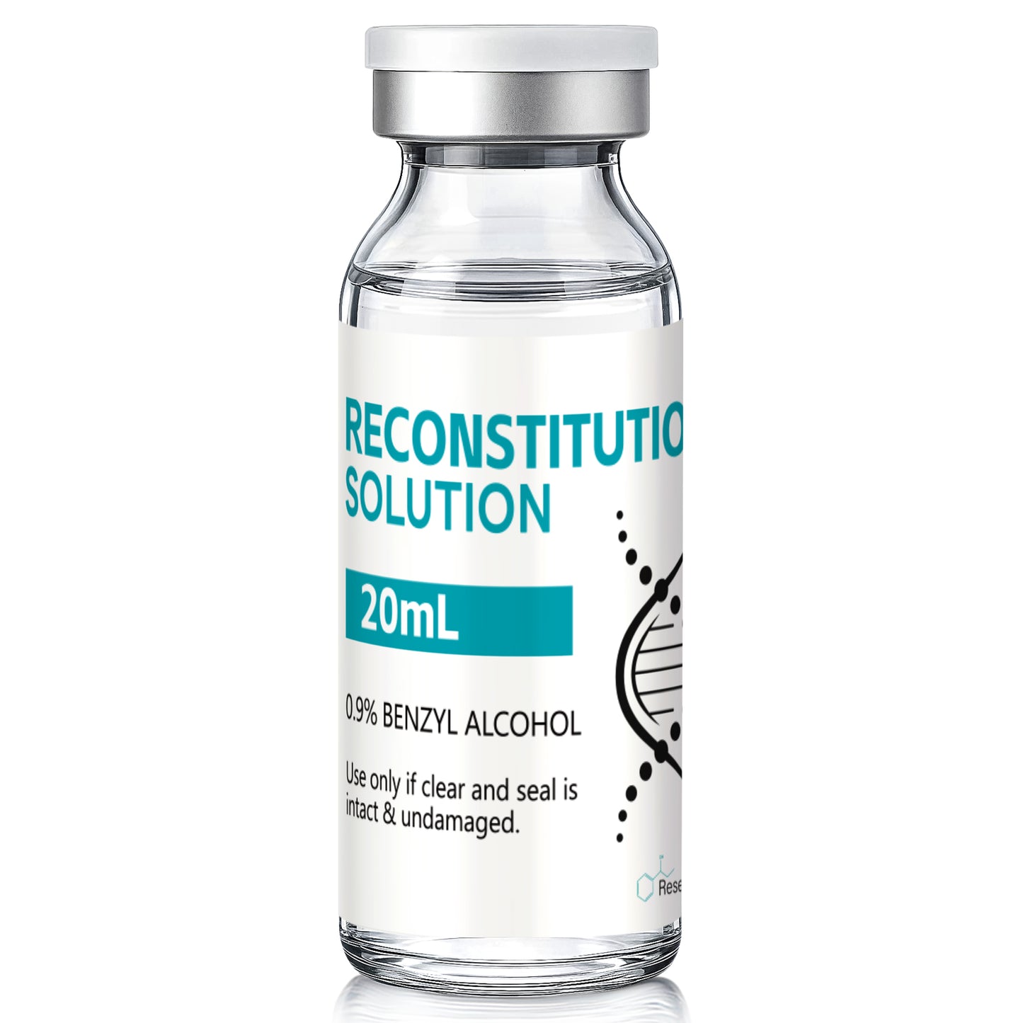 Reconstitution Solution | Bacteriostatic Water - 0.9% Benzyl Alcohol | 20ml Each Vial - Clear Glass | Third-Party Tested