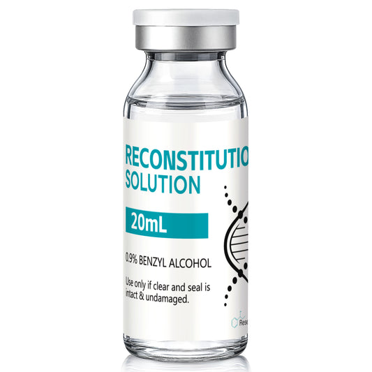 Reconstitution Solution | Bacteriostatic Water - 0.9% Benzyl Alcohol | 20ml Each Vial - Clear Glass | Third-Party Tested