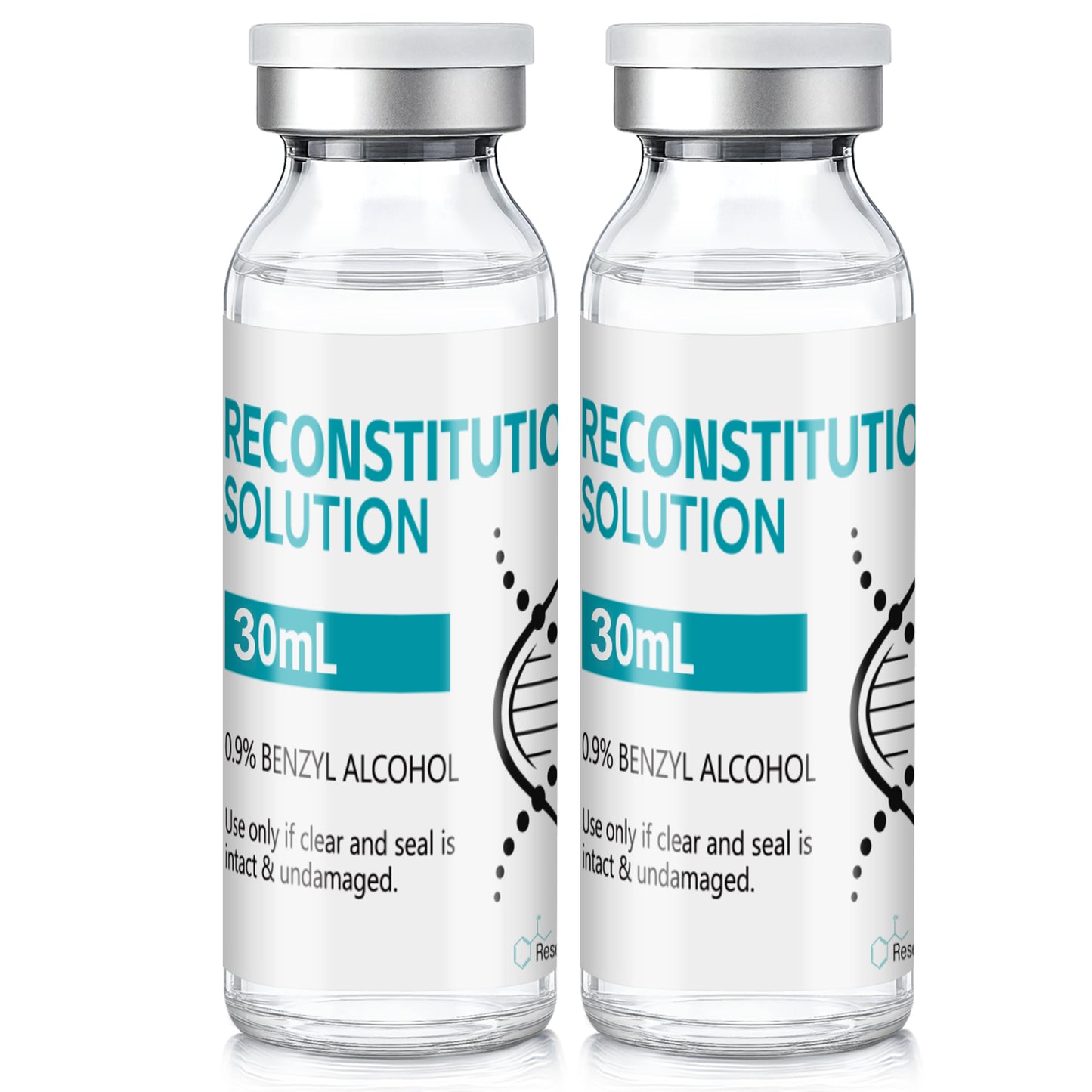 Reconstitution Solution | Bacteriostatic Water - 0.9% Benzyl Alcohol | 30ml Each Vial - Clear Glass | Third-Party Tested