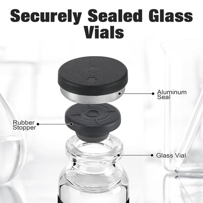 Reconstitution Solution | Bacteriostatic Water - 0.9% Benzyl Alcohol | 3-Pack 30ml Each Vial - Clear Glass | Third-Party Tested