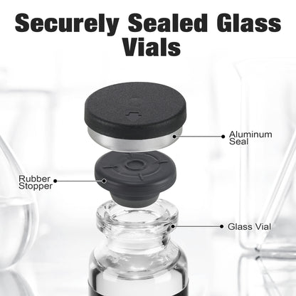 Reconstitution Solution | Bacteriostatic Water -  0.9% Benzyl Alcohol | 3-Pack 10ml Each Vial - Clear Glass | Third-Party Tested