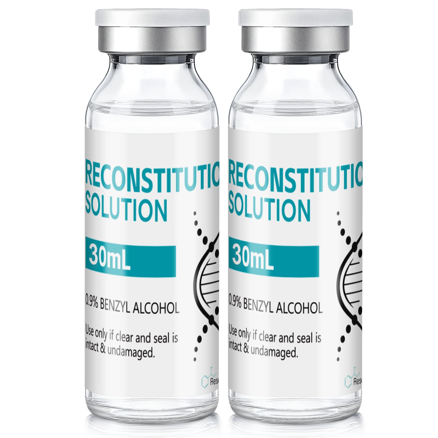 Reconstitution Solution | Bacteriostatic Water - 0.9% Benzyl Alcohol | 30ml Each Vial - Clear Glass | Third-Party Tested