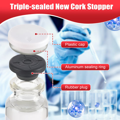 Reconstitution Solution | Bacteriostatic Water - 0.9% Benzyl Alcohol | 6-Pack 20ml Each Vial - Clear Glass | Third-Party Tested