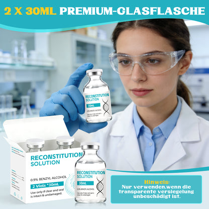 Reconstitution Solution | Bacteriostatic Water - 0.9% Benzyl Alcohol | 2-Pack 30ml Each Vial - Clear Glass | Third-Party Tested