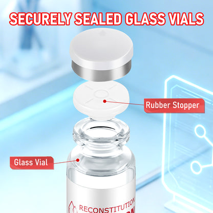 Reconstitution Solution | Bacteriostatic Water - 0.9% Benzyl Alcohol | 3-Pack 20ml Each Vial - Clear Glass | Third-Party Tested