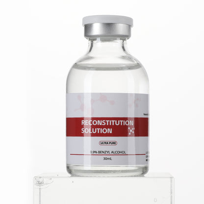 Reconstitution Solution | Bacteriostatic Water - 0.9% Benzyl Alcohol | 30ml Each Vial - Clear Glass | Third-Party Tested