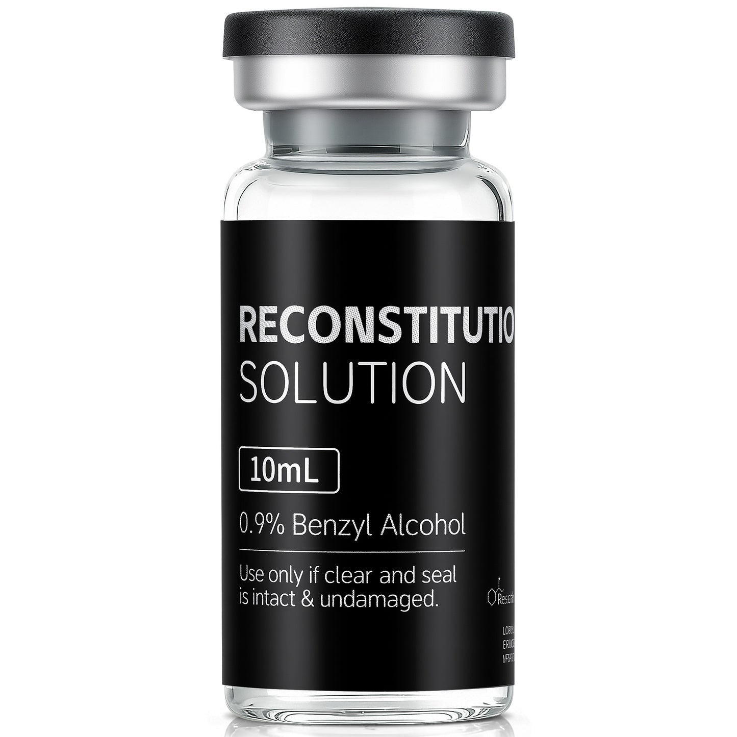 Reconstitution Solution | Bacteriostatic Water - 0.9% Benzyl Alcohol | 10ml Each Vial - Clear Glass | Third-Party Tested