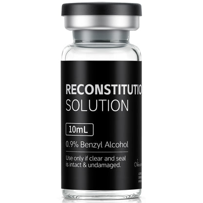 Reconstitution Solution | Bacteriostatic Water - 0.9% Benzyl Alcohol | 10ml Each Vial - Clear Glass | Third-Party Tested