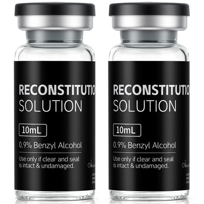 Reconstitution Solution | Bacteriostatic Water - 0.9% Benzyl Alcohol | 10ml Each Vial - Clear Glass | Third-Party Tested