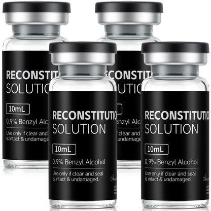 Reconstitution Solution | Bacteriostatic Water - 0.9% Benzyl Alcohol | 10ml Each Vial - Clear Glass | Third-Party Tested