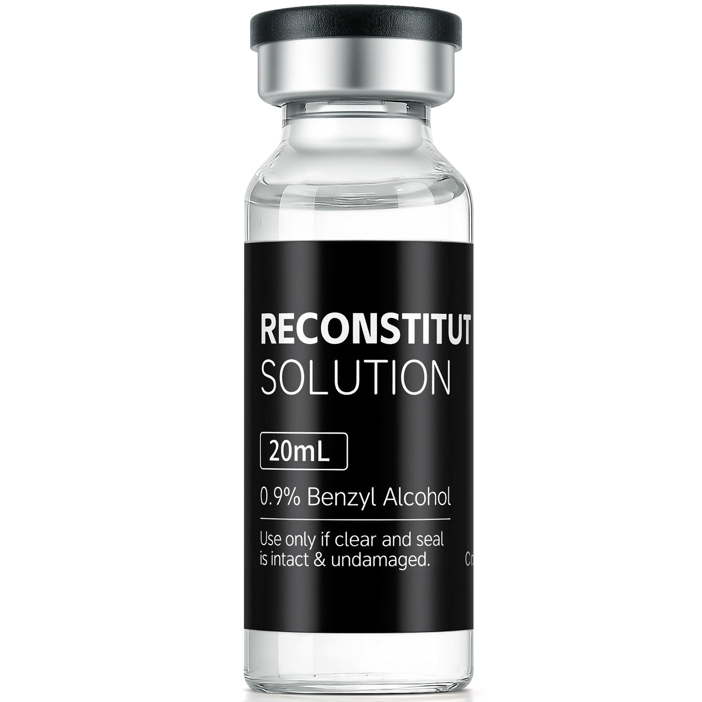 Reconstitution Solution | Bacteriostatic Water - 0.9% Benzyl Alcohol | 20ml Each Vial - Clear Glass | Third-Party Tested