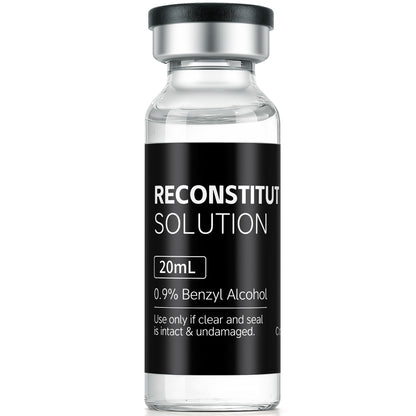 Reconstitution Solution | Bacteriostatic Water - 0.9% Benzyl Alcohol | 20ml Each Vial - Clear Glass | Third-Party Tested