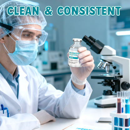 Reconstitution Solution | Bacteriostatic Water - 0.9% Benzyl Alcohol | 2-Pack 30ml Each Vial - Clear Glass | Third-Party Tested